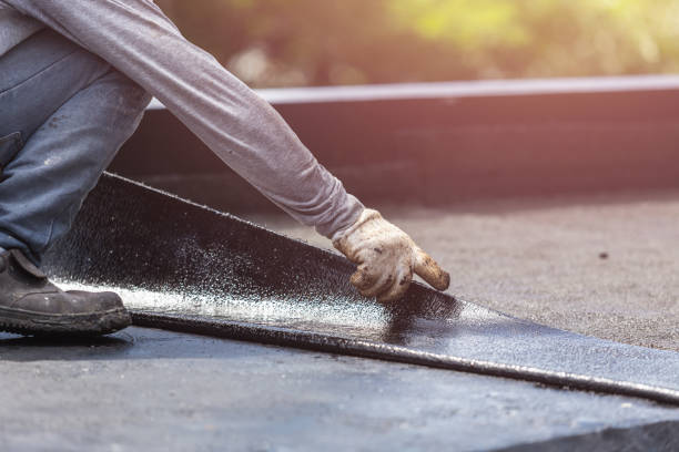 Professional Waterproofing technician working in Jacksons Gap, AL
